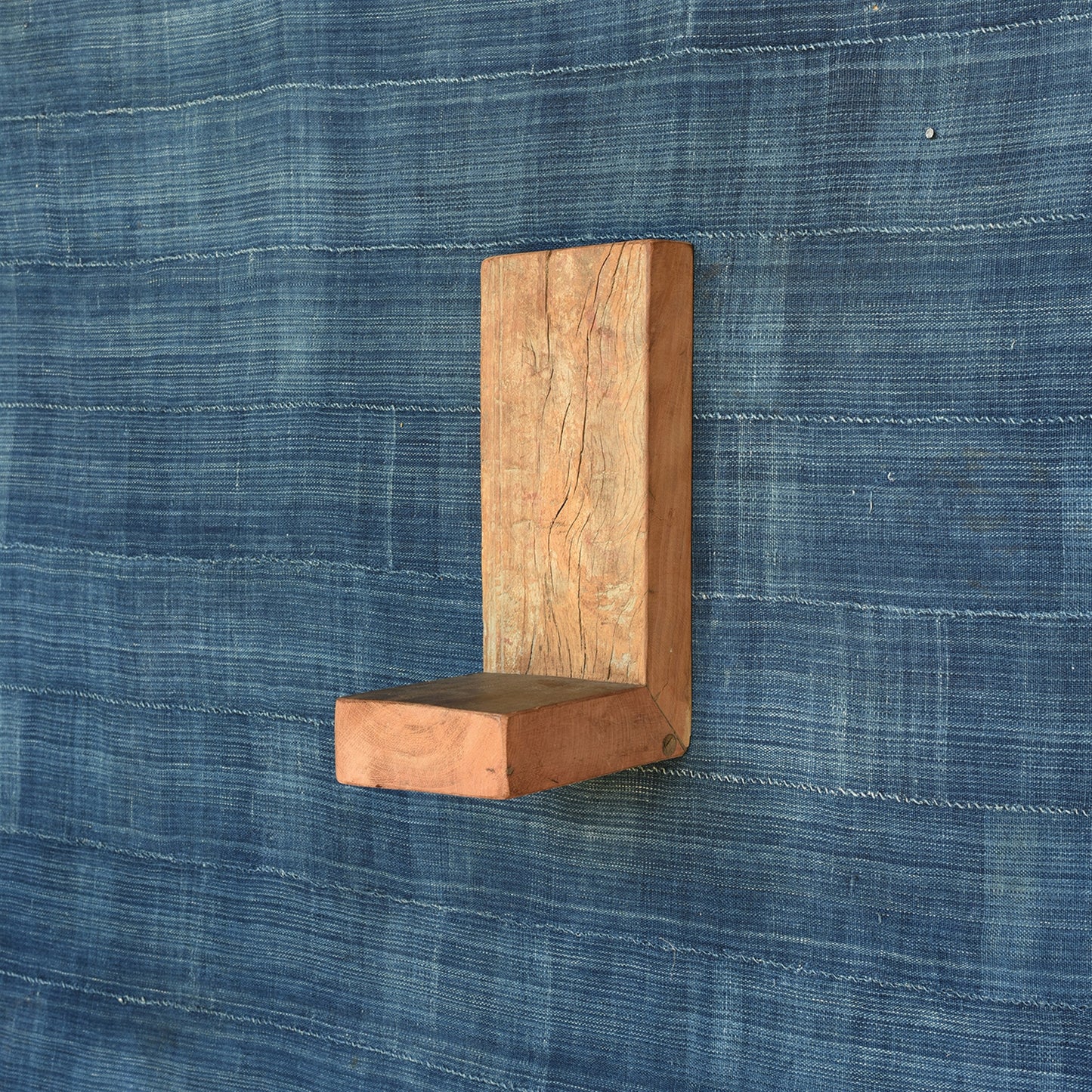 Reclaimed Wood Wall Floating L-Shelf - Rustike Home