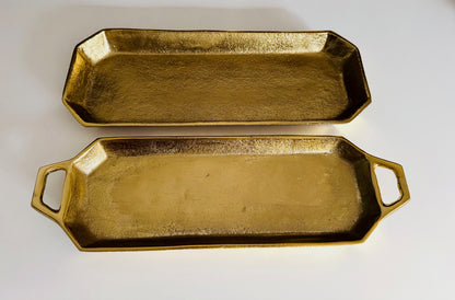 Gold Finish Trays | Home Decor