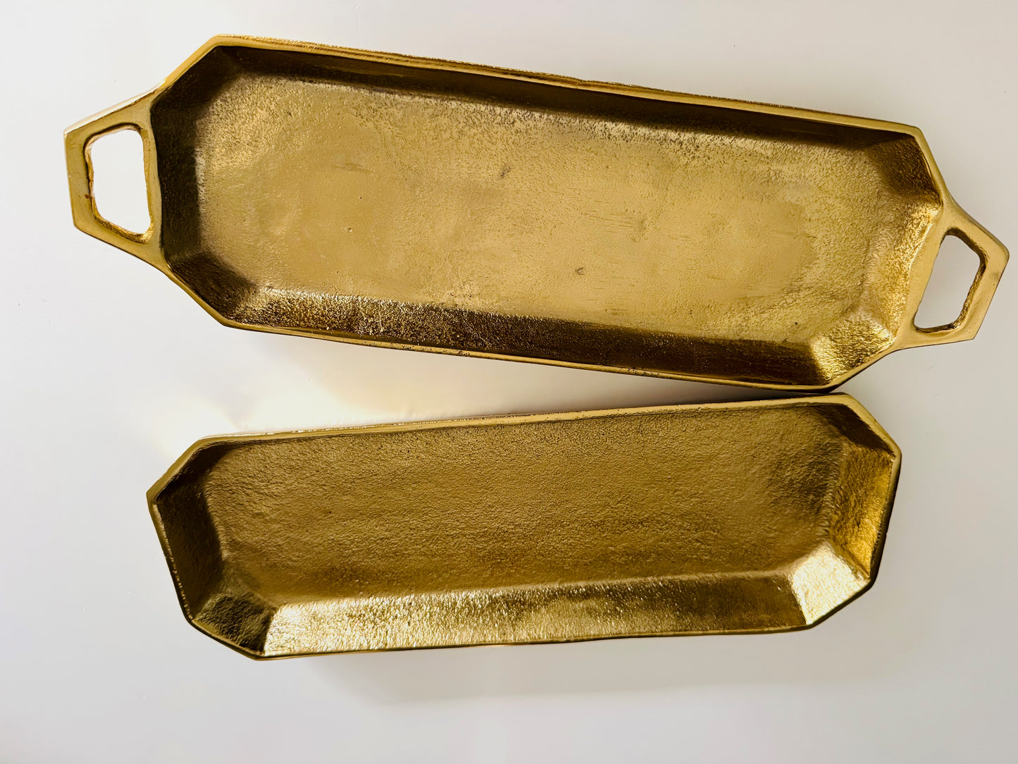 Gold Finish Trays | Home Decor