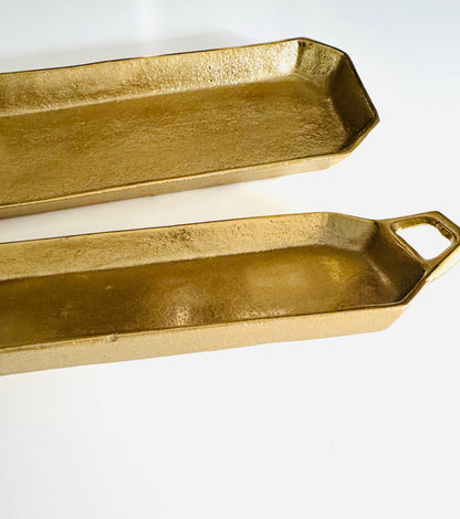 Gold Finish Trays | Home Decor