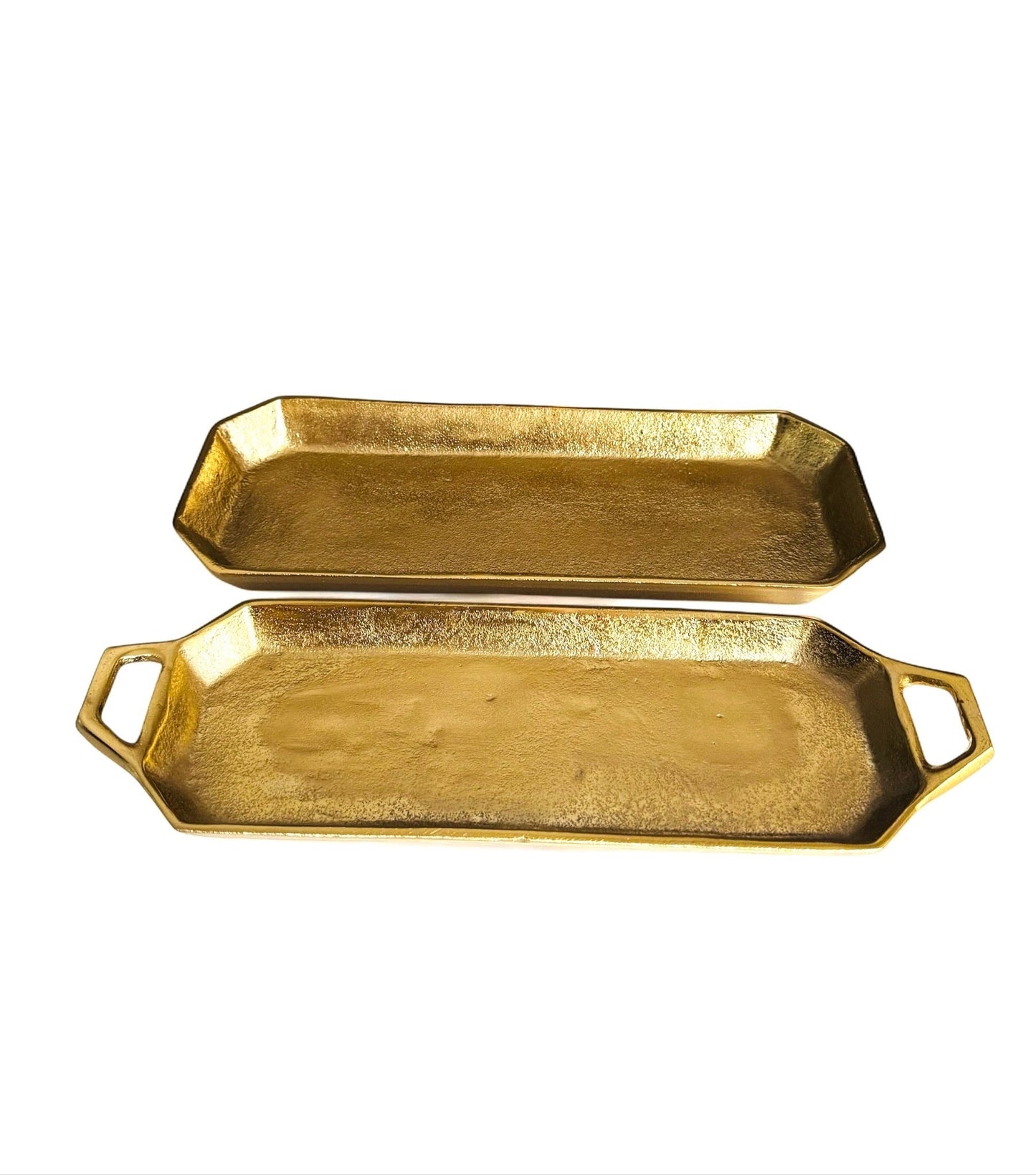 Gold Finish Trays | Home Decor