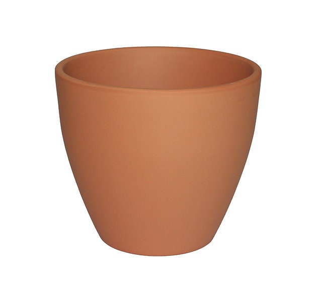 Smooth Terracotta Tulip Planter Pot for Plants and Home Decor - Rustike Home