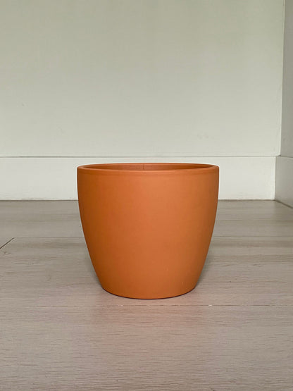 Smooth Terracotta Tulip Planter Pot for Plants and Home Decor - Rustike Home