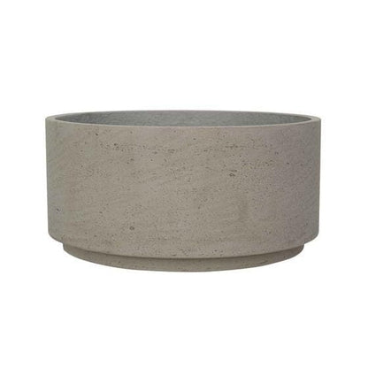 Round 13.8" Rough Grey Bowl Planter Pot for Plants and Home Decor | Style 100 - Rustike Home