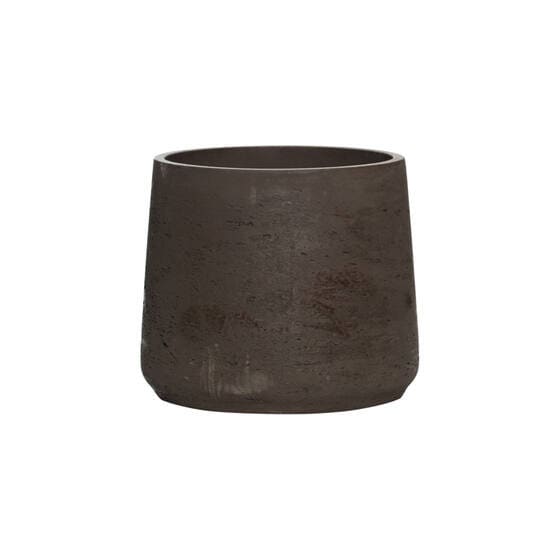 Round Rough Brown Planter Pot for Plants and Home Decor | Style 105 - Rustike Home