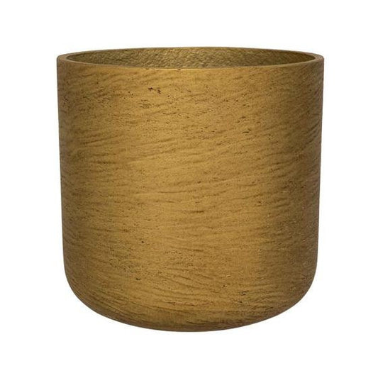 Round Rough Gold 4.72" Planter Pot for Plants and Home Decor | Style 104 - Rustike Home