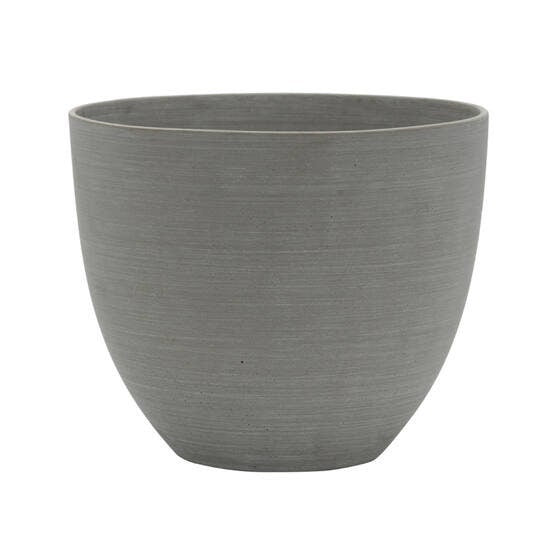 Round Rough Grey 8.27" Planter Pot for Plants and Home Decor | Style 114 - Rustike Home