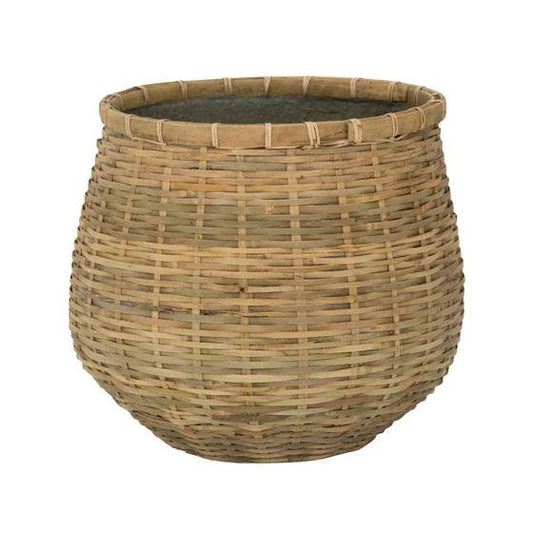 Woven Planter Bohemian Wicker 11.8" Planter Pot for Plants and Home Decor | Style 115 - Rustike Home