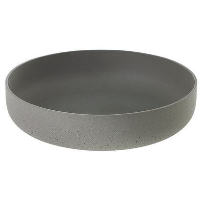 Round 14" H Modern Gray Bowl Planter Pot for Plants and Home Decor | Style 146 - Rustike Home