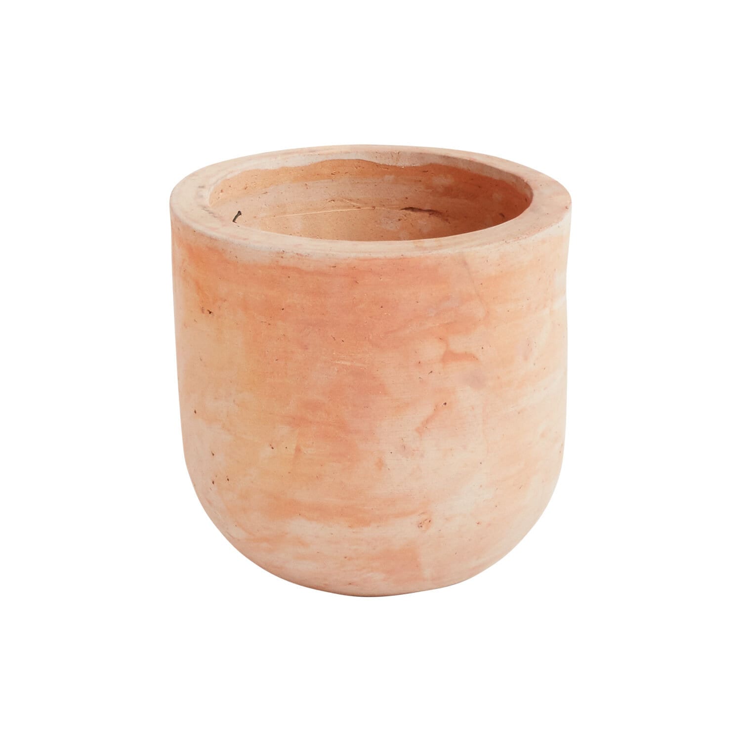 Round Terracotta "Ronda" Planter Pot for Plants and Home Decor - Rustike Home