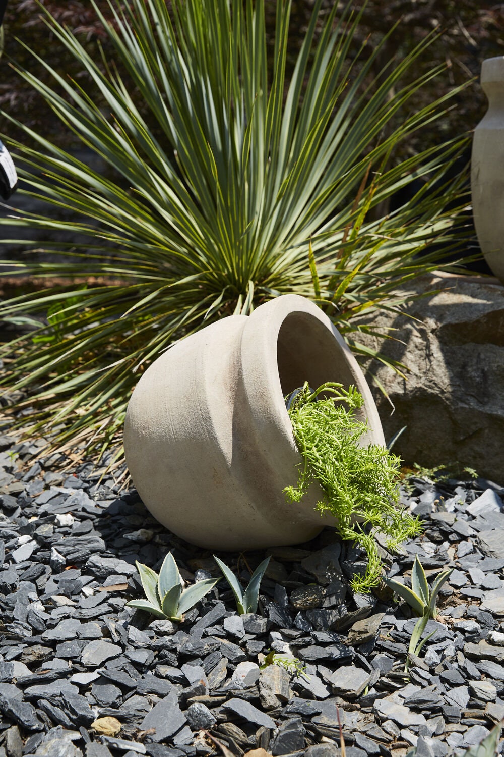 Round Terracotta "Solange" Washed Orange Bowl Planter Pot for Plants and Home Decor - Rustike Home