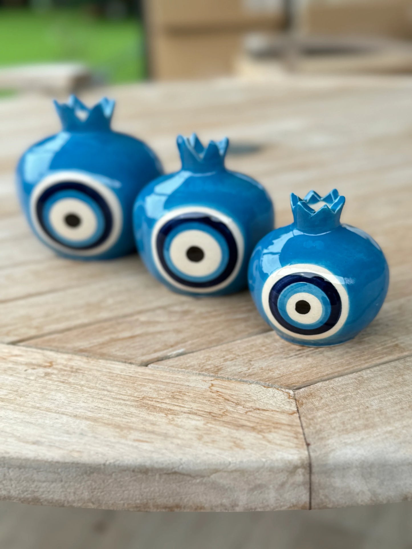 Pomegranate Evil Eye Decoration Set Home Decor - Rustike Home