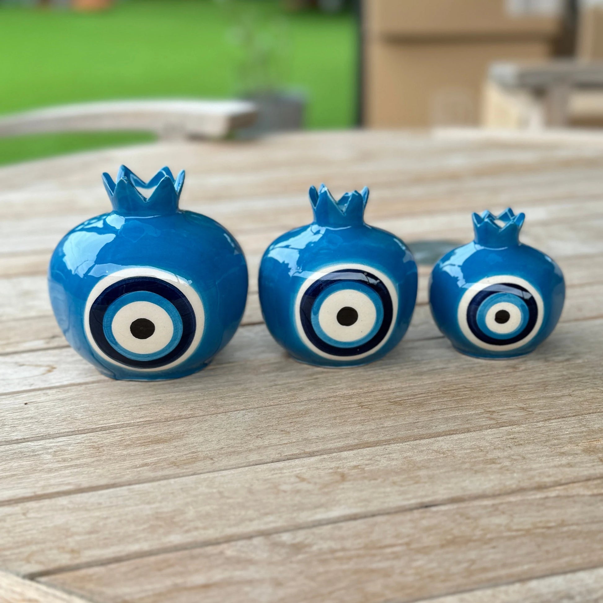 Pomegranate Evil Eye Decoration Set Home Decor - Rustike Home